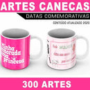 Estampas Canecas Datas Comemorativas Sublimação