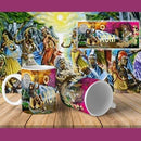 Artes Corel Orixás Sublimação Pacote Estampas Editáveis