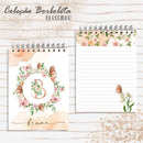 Arquivo Digital Caderno Agenda Planejador Bloco 12 Capas
