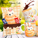 30 Artes Para Caneca Almofada E Body Páscoa Cute Em Corel