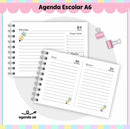 Agenda Escolar A6 - Arquivo Digital