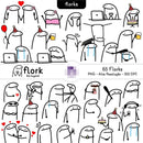 Kit Digital Flork Bento Memes Lettering Arquivos Png