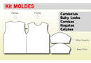Gabarito Sublimação Molde Camiseta Unissex