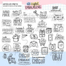 Kit Digital Elementos Frases E Ilustrações Para Embalagens
