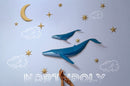 Ballenas Pared - [archivo Digital] Papercraft Origami Pdf