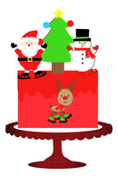 Arquivo De Corte Topo De Bolo Natal 32 Studio