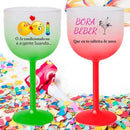 Estampas Taças Gin Carnaval Corel Png