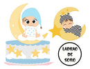Arquivo Corte Topo De Bolo - Hora De Dormir 02 Temas Combo arquivospersonalizados