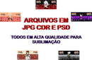 Pacote Arquivo P/ Sublimação Em Canecas Naruto Cdr