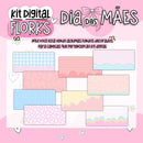 Kit Digital Dia Das Mães Flork Sem Fundo Lt10 Arquivos Png