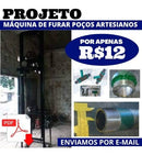 Projeto Perfuratriz Máquina De Perfurar Poços Artesianos P