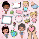 Kit Digital Dia Das Mães (cliparts / Papéis / Molduras )