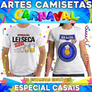 Artes Camisetas Carnaval Casal Artes Editáveis Mockups