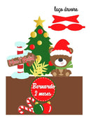 Arquivo De Corte Topo De Bolo Natal 5 Studio (camadas)