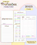 Arquivo Digitai Lettering Candy Kit Profissões 70 Capas 2023