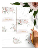 Arquivo Kit 10 Agendas 2025 Com Versículos Floral Belive