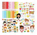 Kit Scrapbook Digital Junina Quadrilha Arraiá