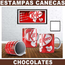 Artes Tema Chocolates Sublimação Canecas Páscoa