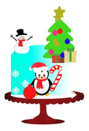 Arquivo De Corte Topo De Bolo Natal 50 Studio