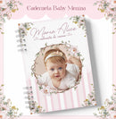 Caderneta De Vacinação Baby Menina - Arquivo Digital