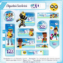 Arquivo Digital Etiqueta Escolar Personal. + De 200 Modelos