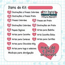 Kit Digital Dia Namorados Flork Artes Sublimação Arquivo Png