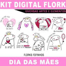 Kit Digital Artes Estampas Dia Das Mães Flork Mockups