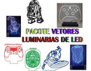 Arquivo Digital +90e Vetores Para Luminária De Led Cnc Laser
