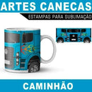 Artes Estampas Canecas Caminhão Truck Alta Definição