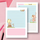 Arquivo Digital Bloco De Notas Menina