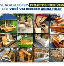 Pack 16.150 Projetos De Marcenaria + Curso Em Video Aulas