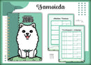 Caderneta Vacina Pet Samoieda Macho - Arquivo Digital