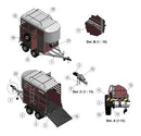 Projeto Reboque Carretinha Trailer Trucado 1 Cavalo Em Pdf;