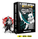 Pack Anime Vetores Para Sublimação +500 Artes