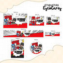 Arquivo Etiqueta Escolar Heróis 1 Studio Pdf Png Dxf
