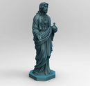 Sagrado Coração De Jesus - Arquivo Stl Impressão 3d Estatua