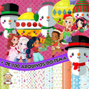 Kit Digital Christmas Girl Natal Meninas Png (pague 1 Leve3)