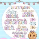 Kit Digital Natal Candy Arquivos Para Sublimação Em Png