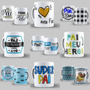 Pack Artes Canecas Sublimação Dia Dos Pais 1.0 Arquivo