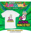 Pacote Estampas Flork Carnaval Artes Png