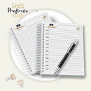 Agenda Artesão Masculina - Arquivo Digital
