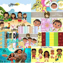 Kit Digital Scrapbook Moana Completo!5 Kits Envio Rapido