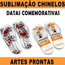 Estampas Chinelos Datas Comemorativas Sublimação