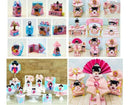 Pack de Arquivos de Corte Kokeshi 3 Kits - Studio e PDF