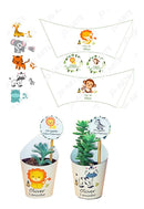 Arquivo Digital Personalizados Festa Tema Safari