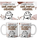 Estampas Canecas Flork Café Sublimação Mockups Artes