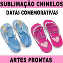 Estampas Chinelos Datas Comemorativas Sublimação