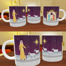 Natal - 05 Artes Em Corel E Pdf P/sublimação Canecas Cristãs