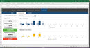 Controle De Indicadores E Metas Por Setor Em Excel