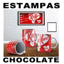 Artes Tema Chocolates Sublimação Canecas